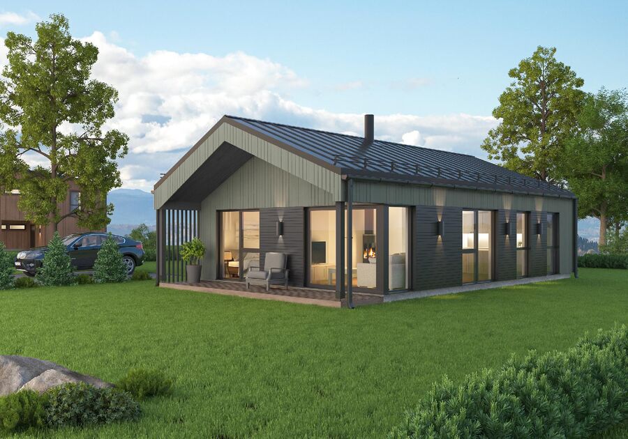 Husmodellen Blånipa 70 fra Idéhus