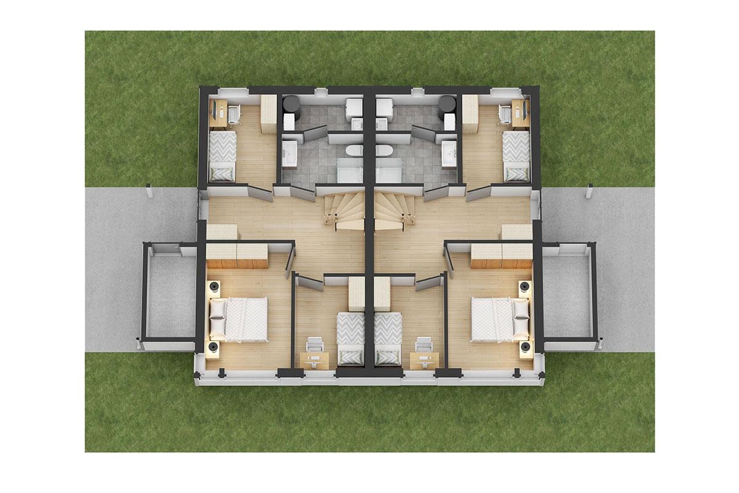 Buhovd Moderne — plantegning 1