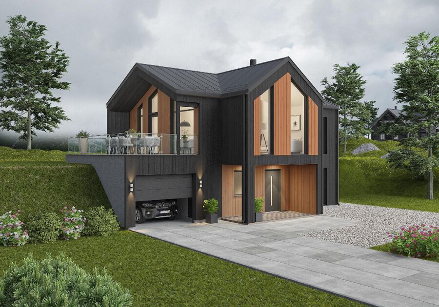 Husmodellen Mehøi fra Idéhus