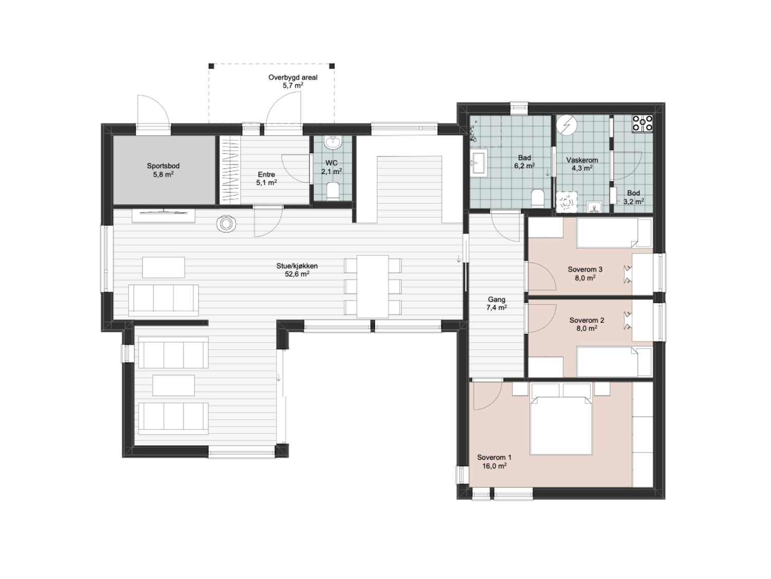 Ringstind — plantegning 1
