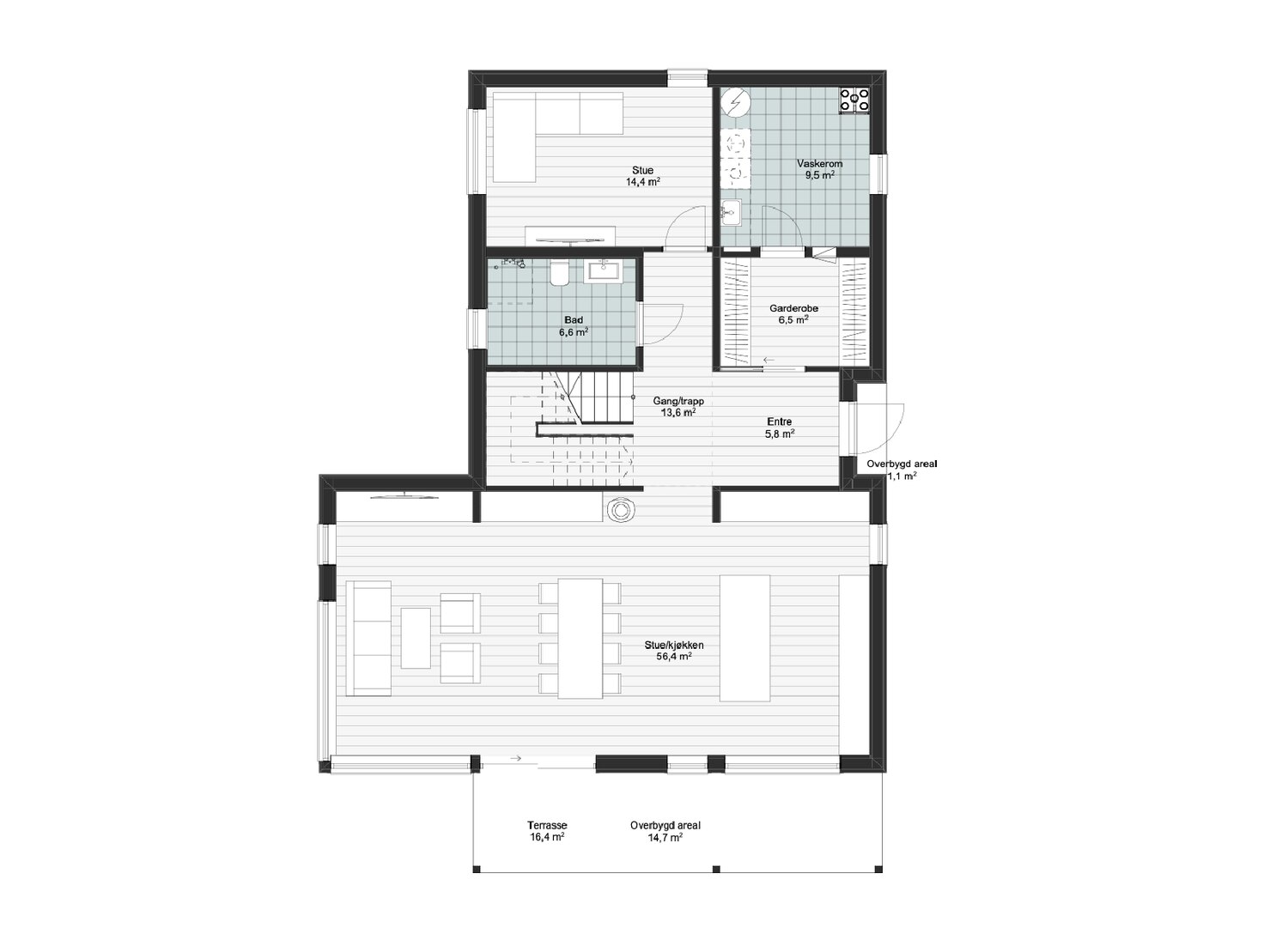 Skaget — plantegning 1