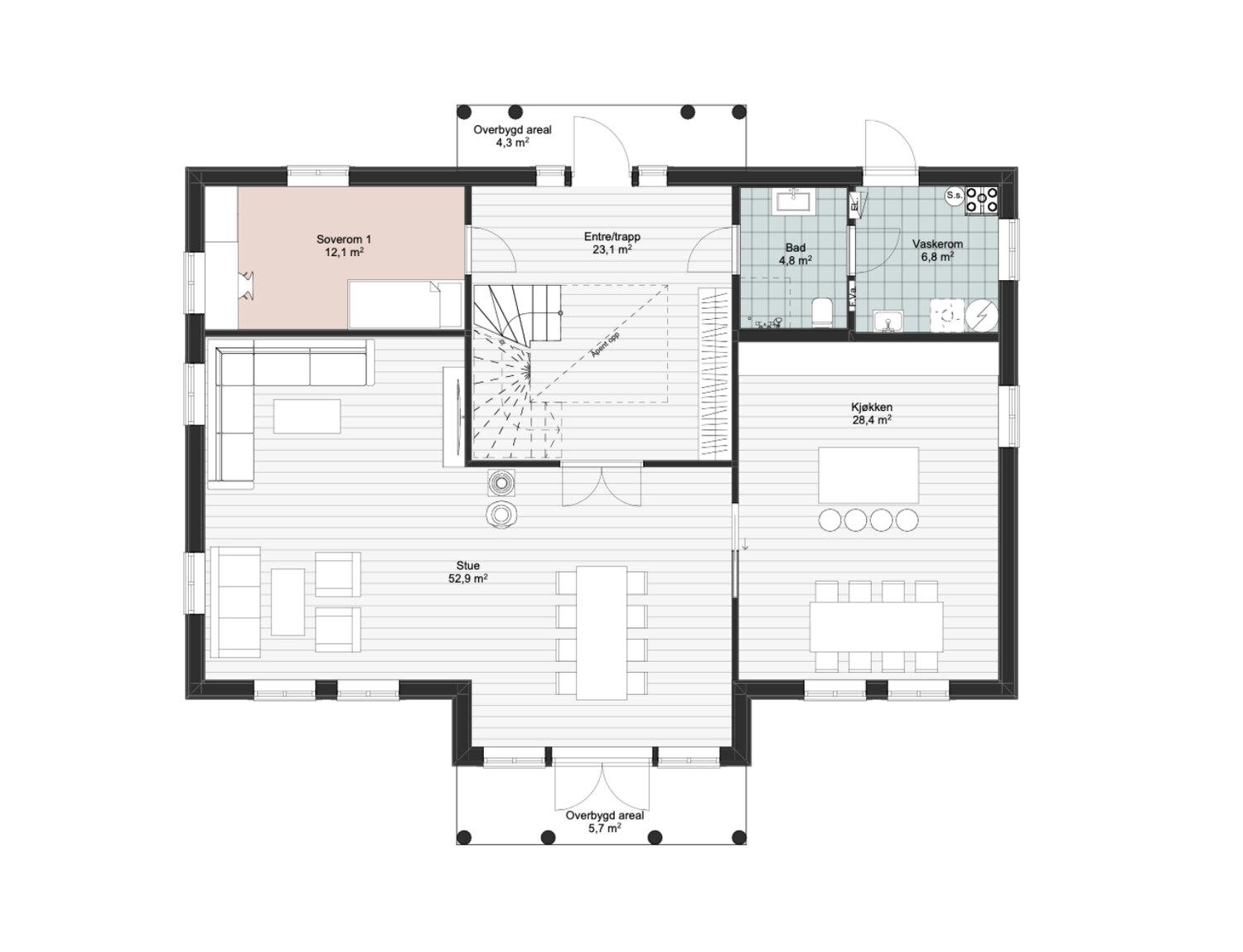 Storebjørn — plantegning 2
