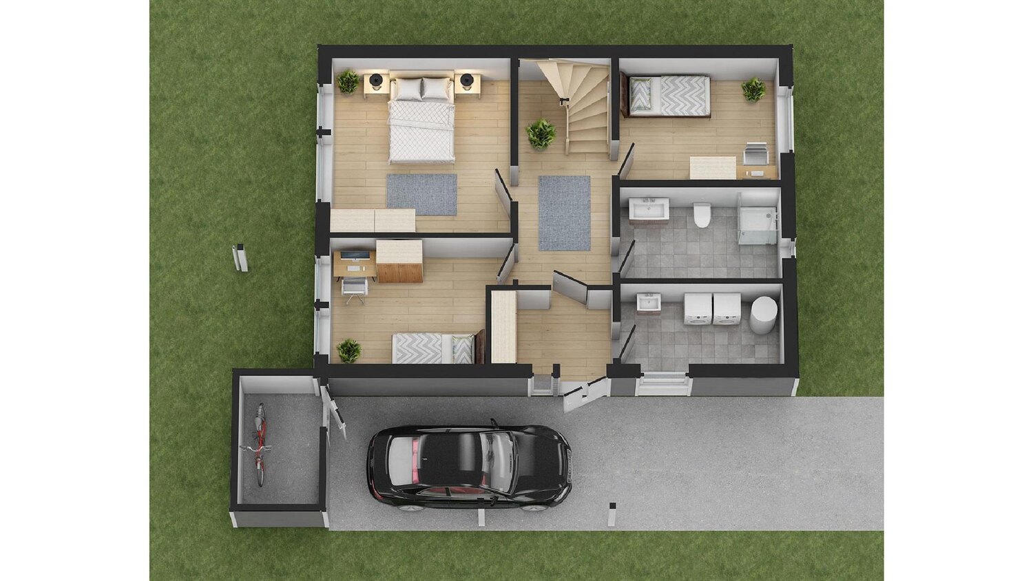 Svartegga Moderne — plantegning 1