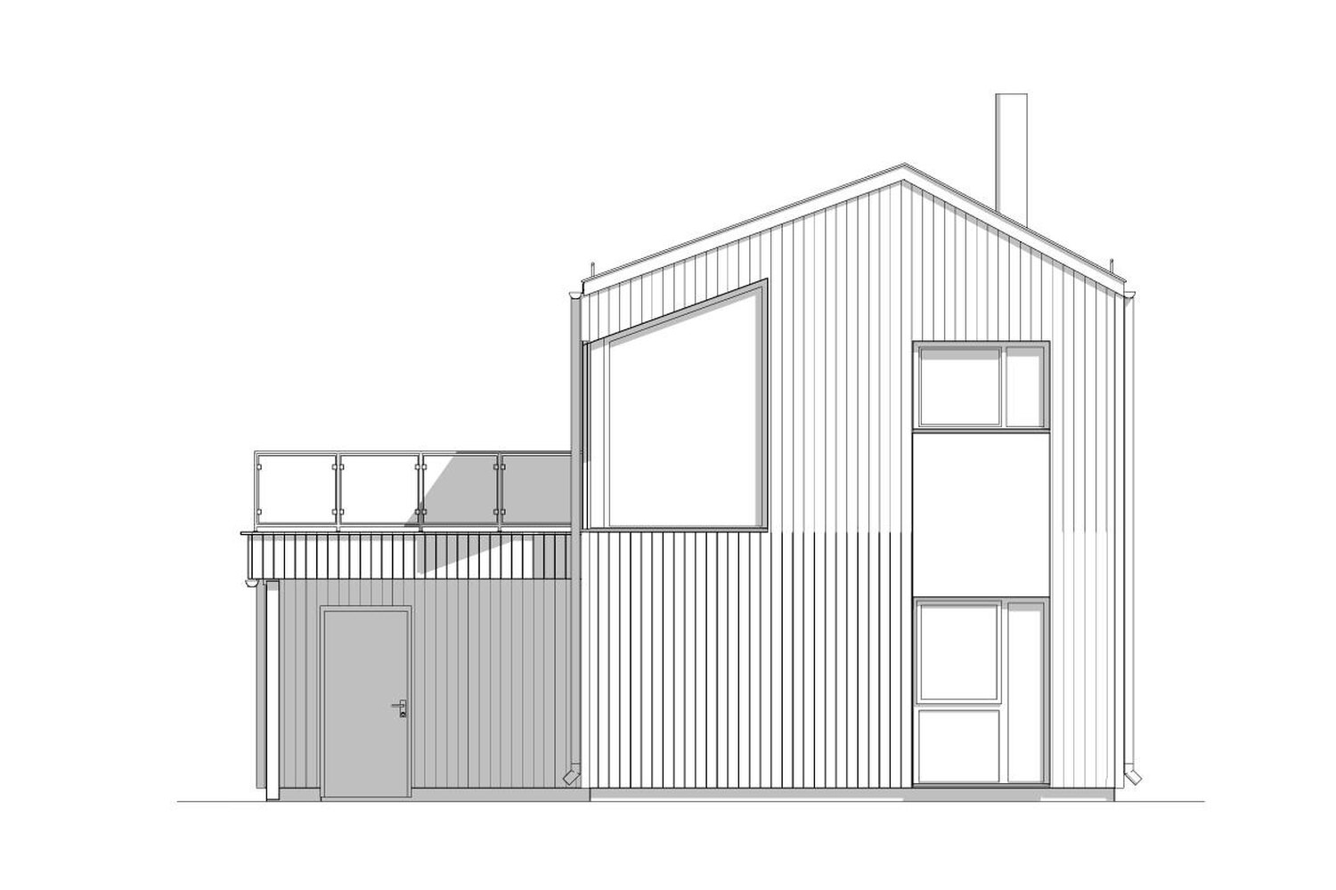 Tverreggi — plantegning 3