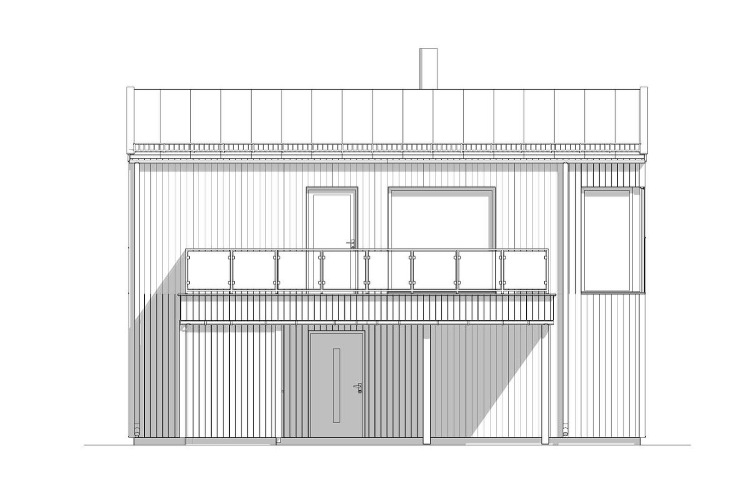 Tverreggi — plantegning 4